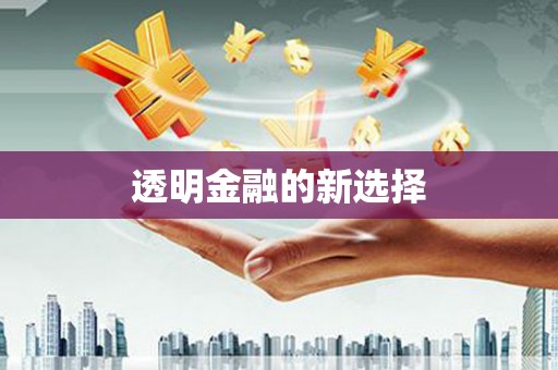 江宁透明金融的新选择