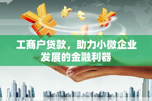 江宁工商户贷款，助力小微企业发展的金融利器