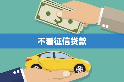 江宁不看征信贷款