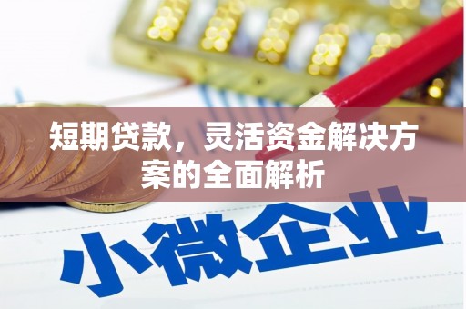 江宁短期贷款，灵活资金解决方案的全面解析