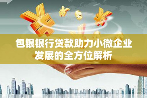 江宁包银银行贷款助力小微企业发展的全方位解析