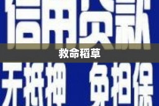 江宁救命稻草