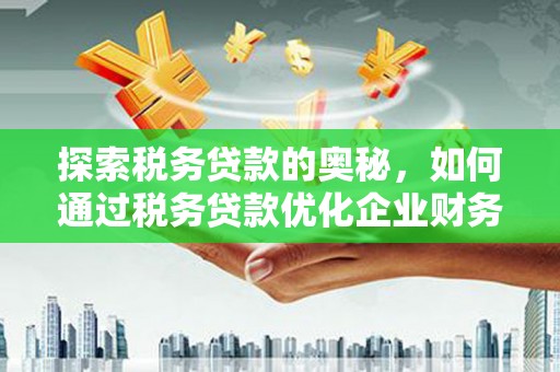 江宁探索税务贷款的奥秘，如何通过税务贷款优化企业财务