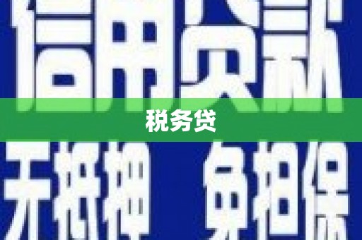 江宁税务贷