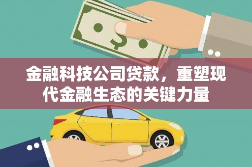 江宁金融科技公司贷款，重塑现代金融生态的关键力量