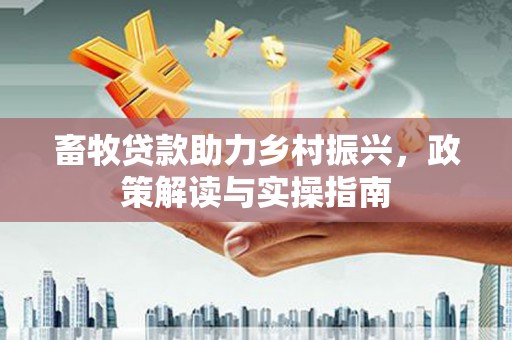 江宁畜牧贷款助力乡村振兴，政策解读与实操指南